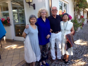 Juliana & Dr Chan Mei Li meet Mrs Eva Wagner & Mrs Horst Eggers, President, RWVI in Bayreuth 